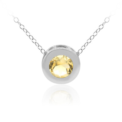 Collier en argent et Citrine