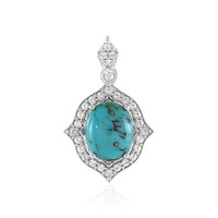 Pendentif en argent et Turquoise