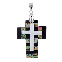 Pendentif en argent et Coquillage d'Abalone