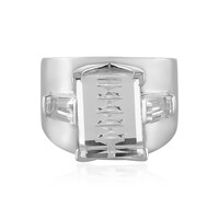Bague en argent et Quartz blanc