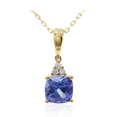 Collier en or et Tanzanite AAA (CIRARI)