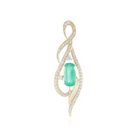 Pendentif en or et Emeraude de Russie (AMAYANI)