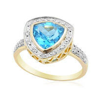 Bague en or et Topaze de Marambaia