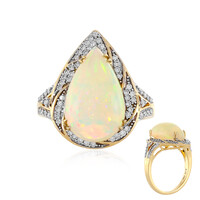 Bague en or et Opale Welo AAA (D'vyere)