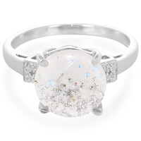 Bague en argent et Quartz Medusa