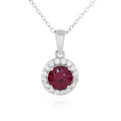 Collier en argent et Grenat du Malawi
