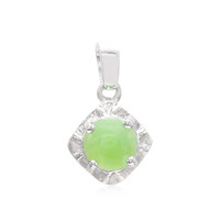 Pendentif en argent et Chrysoprase impériale