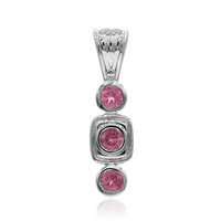 Pendentif en argent et Tourmaline rose