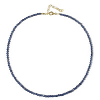 Collier en argent et Saphir bleu