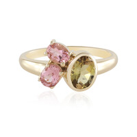Bague en or et Tanzanite jaune non chauffée  (Adela Gold)