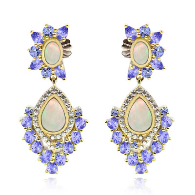 Boucles d'oreilles en argent et Opale Welo (Dallas Prince Designs)