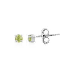 Boucles d'oreilles en argent et Péridot