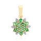 Pendentif en or et Tsavorite du Kenya AAA
