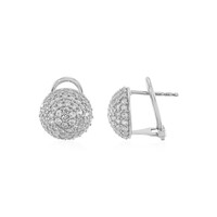 Boucles d'oreilles en argent et Zircon