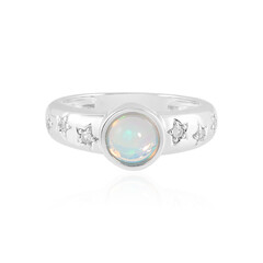 Bague en argent et Opale Welo