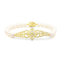 Bracelet en argent et Perle de culture d'eau douce