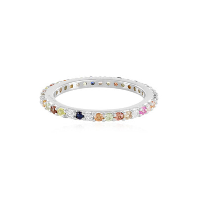 Bague en argent et Saphir