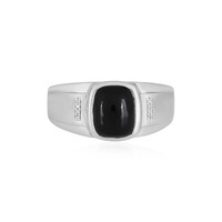 Bague pour homme en argent et Onyx noir