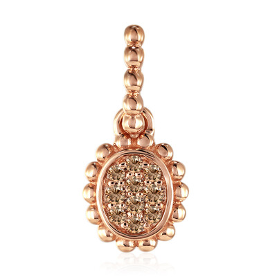 Pendentif en or et Diamant rose de France SI1 d'Argyle  (Annette)