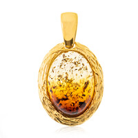 Pendentif en argent et Ambre baltique