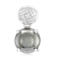 Pendentif en argent et Hématite noire