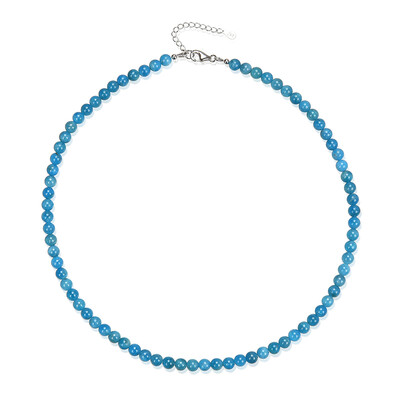 Collier en argent et Apatite bleue