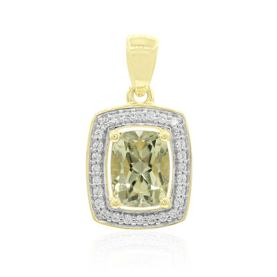 Pendentif en or et Diaspore à couleur changeante (Tenner Diniz)