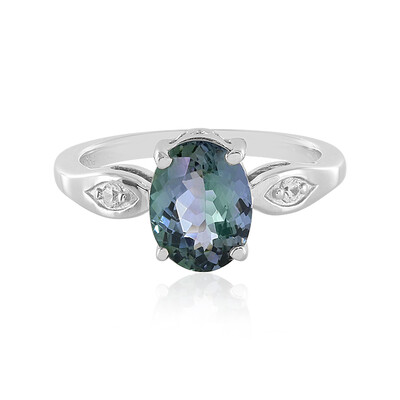 Bague en argent et Tanzanite non chauffée
