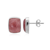 Boucles d'oreilles en argent et Rhodochrosite