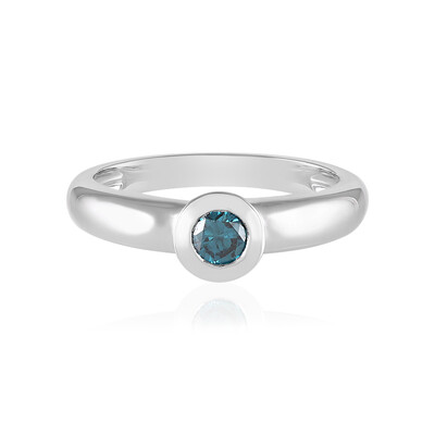 Bague en or et Diamant bleu I2 (KM by Juwelo)
