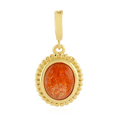 Pendentif en argent et Pierre du Soleil