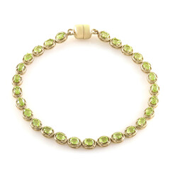 Bracelet en argent et Péridot