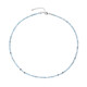 Collier en argent et Apatite bleue