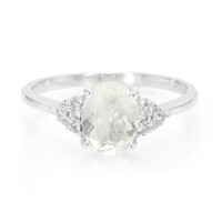 Bague en argent et Orthose