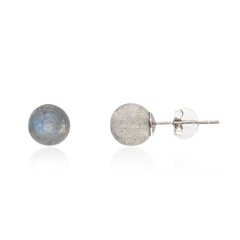 Boucles d'oreilles en argent et Labradorite