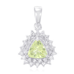 Pendentif en argent et Tourmaline