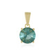 Pendentif en argent et Fluorite verte