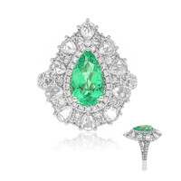 Bague en or et Emeraude de Colombie (CIRARI)