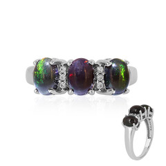 Bague en argent et Opale Mezezo