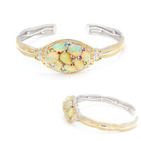 Bracelet en argent et Opale Welo (Gems en Vogue)