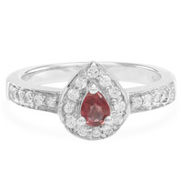 Bague en argent et Rubis du Malawi