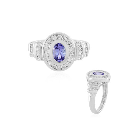 Bague en argent et Tanzanite