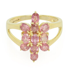 Bague en or et Saphir Padparadscha non chauffé (AMAYANI)