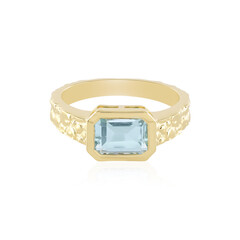 Bague en argent et Topaze bleu ciel