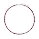Collier en argent et Calcite cobalt