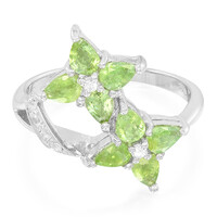 Bague en argent et Tourmaline Paraïba