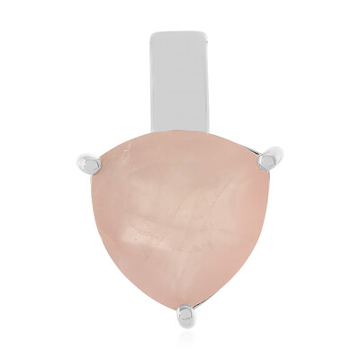 Pendentif en argent et Quartz rose