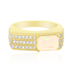 Bague en argent et Opale Welo