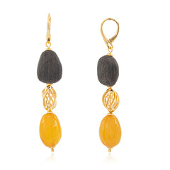 Boucles d'oreilles en argent et Ambre baltique