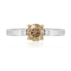 Bague en or et Diamant chocolat SI2 (CIRARI)